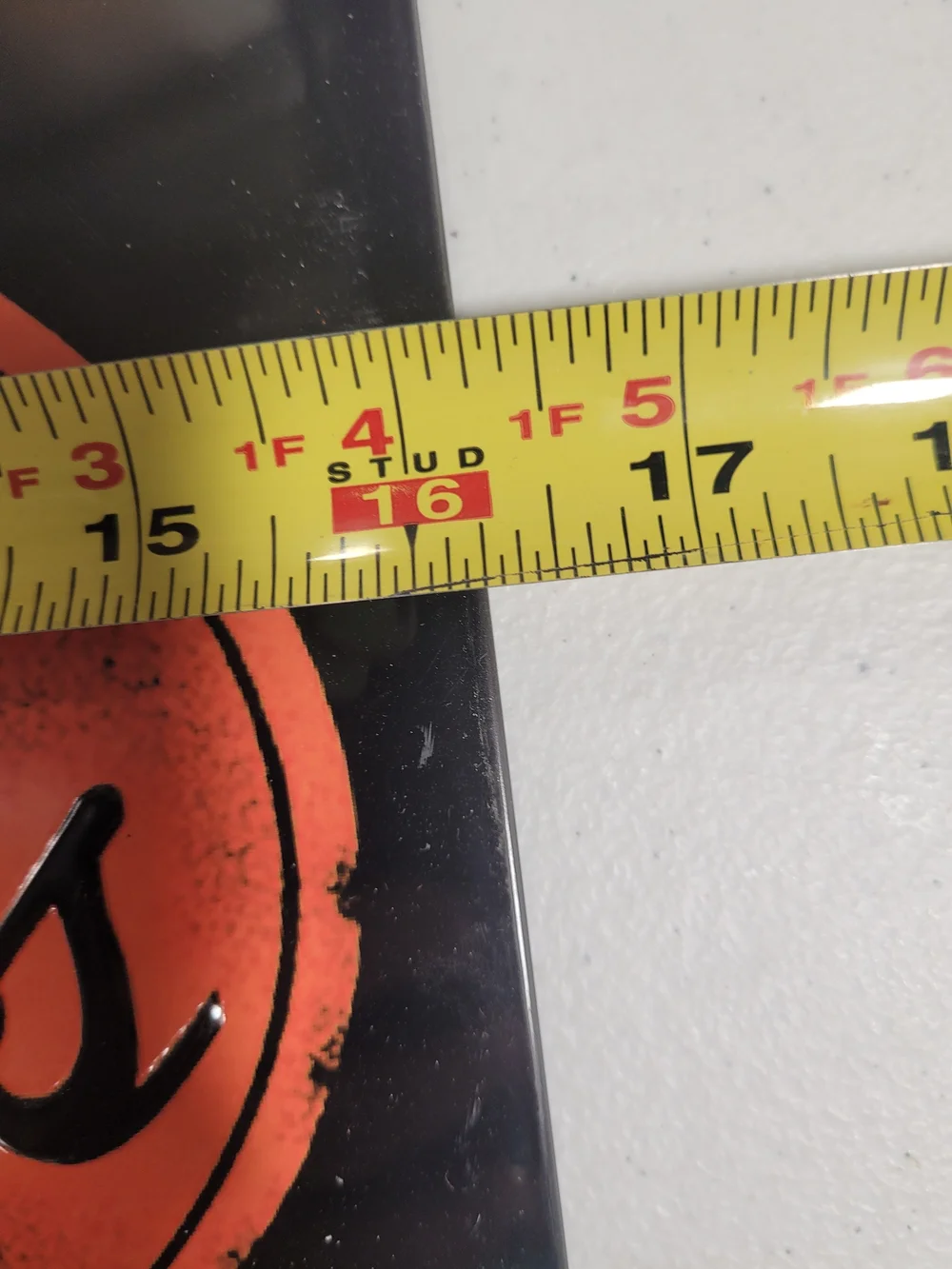 Harley-Davidson Orange and Black Muffler Wall Sign